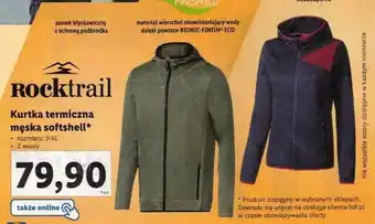 Lidl RockTrail Kurtka termiczna męska softshell oferta