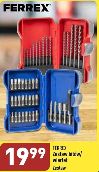 ALDI Ferrex Zestaw bitów/wierteł oferta