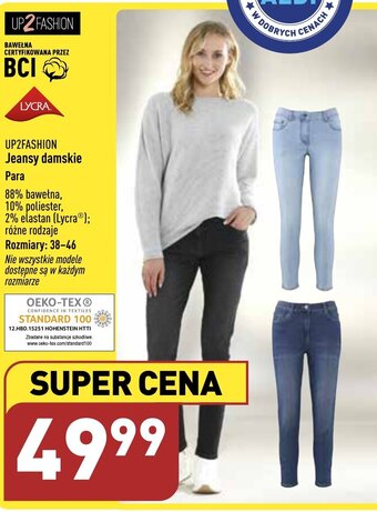 ALDI Up2Fashion Jeansy damskie oferta