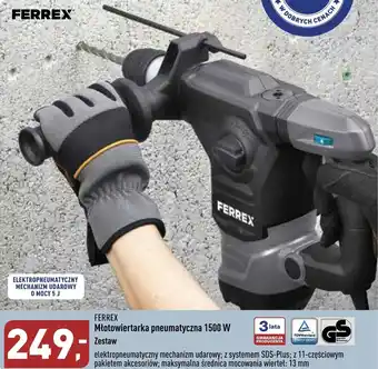 ALDI Ferrex Młotowiertarka pneumatyczna 1500W oferta