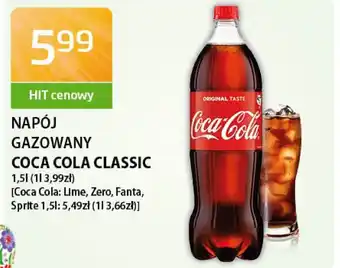 ABC Napój gazowany Coca Cola Classic 1,5l oferta