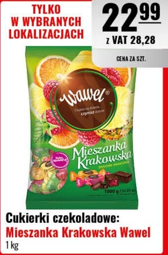 Eurocash Wawel Cukierki czekoladowe Mieszanka Krakowska 1kg oferta