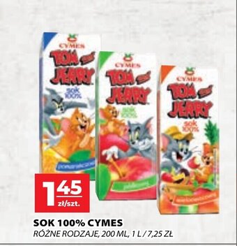 Top Market Cymes Sok 100% 200ml oferta