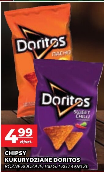 Top Market Doritos Chipsy kukurydziane 100g oferta