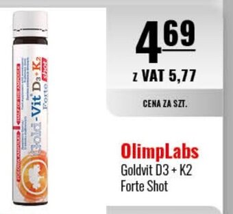 OlimpLabs Goldvit D3 + K2 Forte Shot