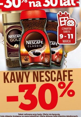 Topaz Nescafe Kawy oferta