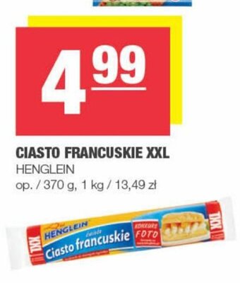 Henglein Ciasto francuskie XXL 370g