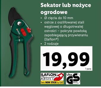 Lidl Sekator parkside oferta