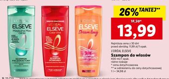 Lidl Szampon do włosów ochronny l'oreal elseve color-vive oferta