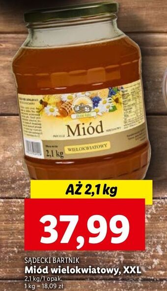 Lidl Miod wielokwiatowy bartnik sądecki oferta