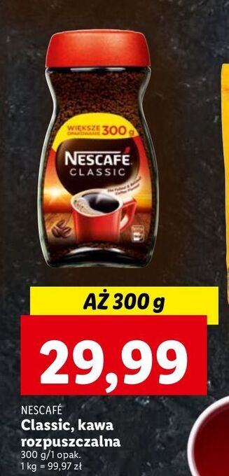 Lidl Kawa nescafe classic oferta