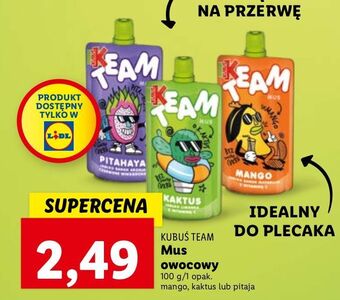 Lidl Mus pitahaja kubuś team oferta