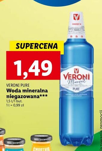 Lidl Woda pure veroni mineral oferta