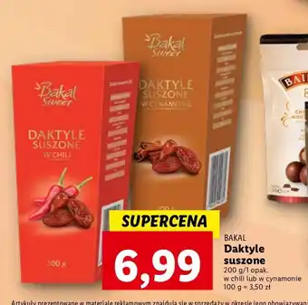 Lidl Daktyle suszone w chili bakal sweet oferta