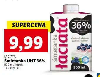 Lidl Śmietanka 36 % łaciata oferta