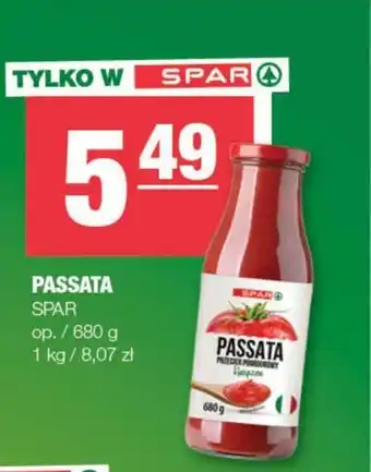 Spar Spar Passata 680g oferta