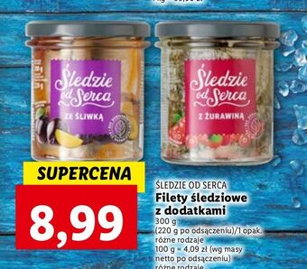 Lidl Filety śledziowe ze śliwką śledzie od serca oferta