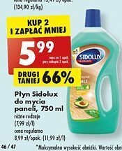 Biedronka Płyn do mycia paneli z olejkiem awokado sidolux expert oferta