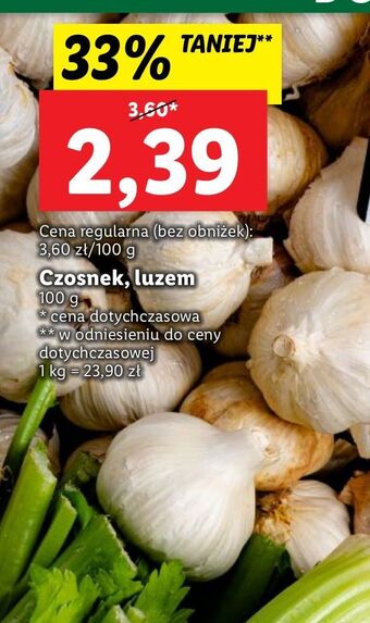 Lidl Czosnek oferta