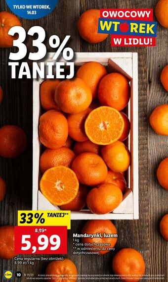 Lidl Mandarynki oferta