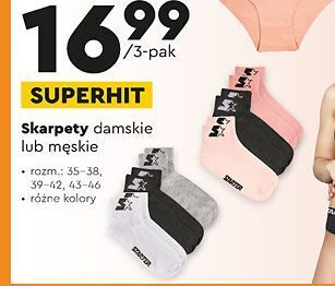 Biedronka Skarpety damskie 35-38 starter oferta