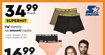 Biedronka Bokserki męskie starter oferta