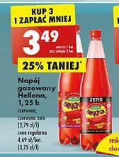 Biedronka Oranżada czerwona hellena oferta