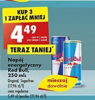 Biedronka Napój energetyczny red bull oferta