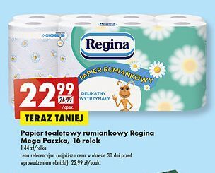 Biedronka Papier toaletowy rumiankowy regina oferta