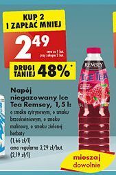 Biedronka Napój o smaku brzoskwiniowym remsey ice tea oferta