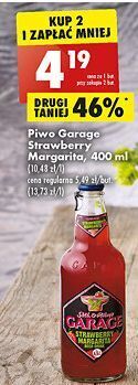 Biedronka Piwo garage strawberry margarita oferta