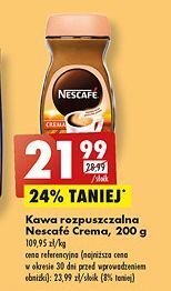 Biedronka Kawa nescafe crema oferta