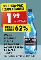 Biedronka Woda mocny gaz żywiec zdrój oferta