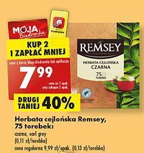 Biedronka Herbata ceylon remsey oferta