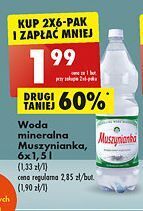 Biedronka Woda niegazowana muszynianka oferta