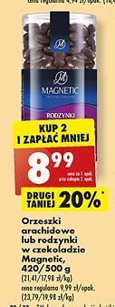 Biedronka Orzeszki arachidowe w czekoladzie magnetic oferta