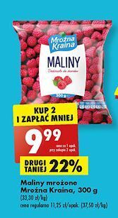 Biedronka Maliny mroźna kraina oferta