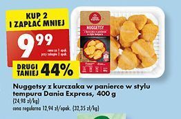 Biedronka Nuggetsy z kurczaka w panierce stylu tempura danie express oferta