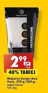 Biedronka Makaron konjac fettuccine asia style oferta