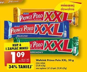 Biedronka Wafelek classic prince polo xxl oferta
