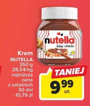 Carrefour Krem czekoladowo-orzechowy nutella oferta