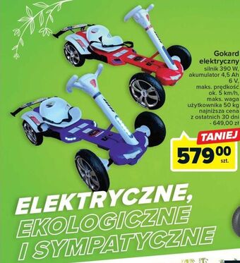 Carrefour Gokart elektryczny oferta