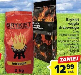 Carrefour Brykiety z węgla drzewnego carrefour oferta