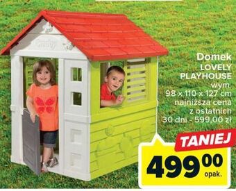 Carrefour Domek lovely playhouse 98 x 110 127 cm smoby oferta