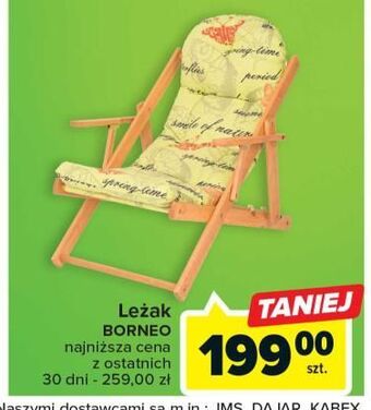 Carrefour Leżak borneo oferta