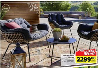 Carrefour Zestaw mebli natura oferta