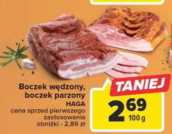 Carrefour Boczek wędzony oferta