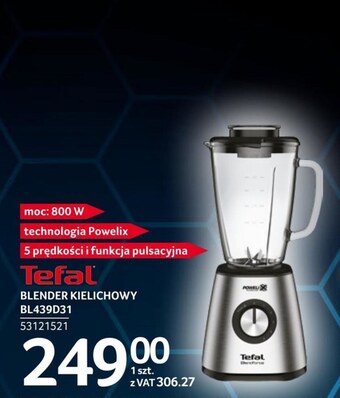 Selgros Blender kielichowy tefal oferta