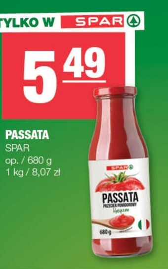 EuroSPAR Passata spar oferta