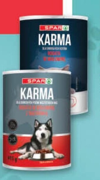 Karma dla psa spar